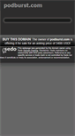 Mobile Screenshot of podburst.com